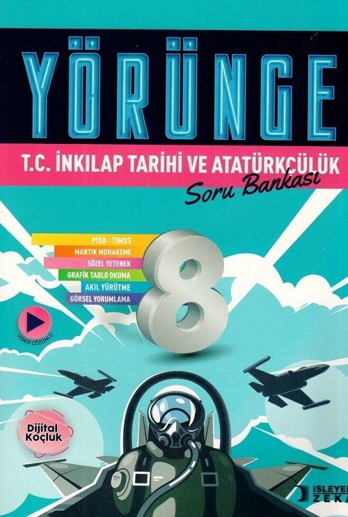 İşleyen Zeka 8. Sınıf TC İnkılap Tarihi ve Atatürkçülük Soru Bankası Yörünge Serisi İşleyen Zeka Yayınları