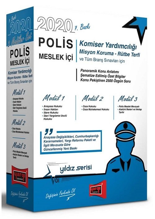 Yargı 2020 Polis Meslek İçi Komiser Yardımcılığı Konu Anlatımlı Modüler Set 7. Baskı Yargı Yayınları