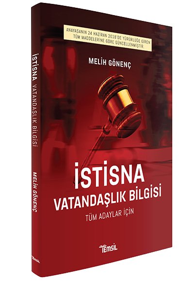 Temsil Tüm Adaylar İSTİSNA Vatandaşlık Bilgisi Özetli Açıklamalı Sorular Temsil Yayınları