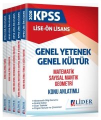 SÜPER FİYAT - Lider 2020 KPSS Lise Ön Lisans Konu Anlatımlı Modüler Set Lider Yayınları