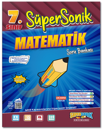 Süpersonik 7. Sınıf Matematik Süpersonik Soru Bankası Süpersonik Yayınları