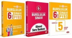 Data 6. Sınıf PYBS Bursluluk Sınavı Konu + Soru + Deneme Seti Data Yayınları