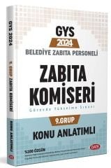 Data 2024 GYS Belediye Zabıta Personeli Zabıta Komiseri 9. Grup Konu Anlatımlı Görevde Yükselme Data Yayınları