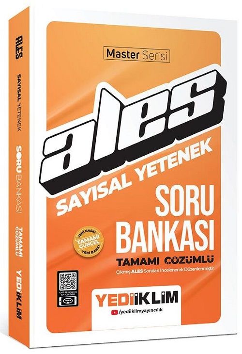 Yediiklim 2025 ALES MASTER Sayısal Yetenek Soru Bankası Çözümlü Yediiklim Yayınları