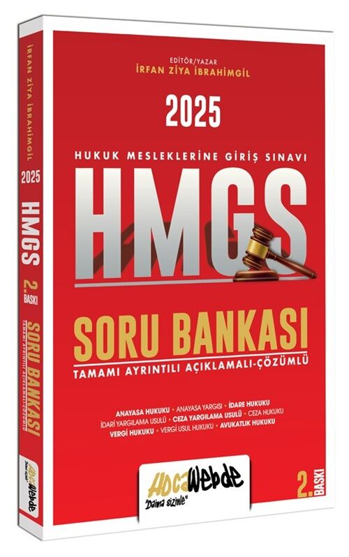 HocaWebde 2025 HMGS Soru Bankası Çözümlü -  İrfan Ziya İbrahimgil HocaWebde Yayınları