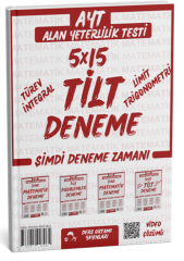 Ders Ortamı YKS AYT Türev İntegral Limit Trigonometri TİLT 5x15 Deneme Çözümlü Ders Ortamı Yayınları