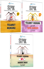 Finansed SPK Ticaret Hukuku Konu + Soru + Deneme 3 lü Set Finansed Yayınları