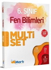 SÜPER FİYAT - Martı Okul 6. Sınıf Fen Bilimleri Multi Set Soru Bankası Martı Okul Yayınları