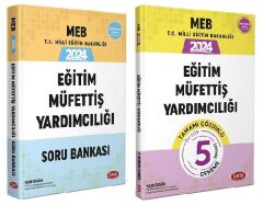 Data 2024 MEB Eğitim Müfettiş Yardımcılığı Soru + 5 Deneme 2 li Set Data Yayınları