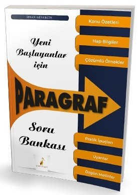 Pelikan Yeni Başlayanlar İçin Paragraf Soru Bankası Çözümlü - İhsan Güverçin Pelikan Yayınları