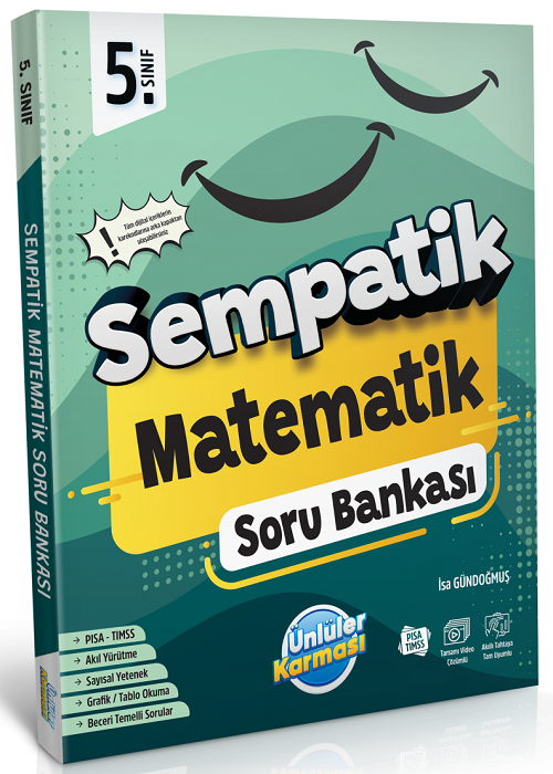 Ünlüler 5. Sınıf Matematik Sempatik Soru Bankası Ünlüler Yayınları