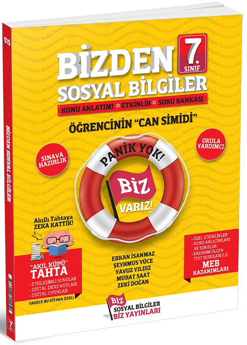 Sosyal Bilgiler Biz 7. Sınıf Sosyal Bilgiler Bizden Konu Anlatımlı Soru Bankası Sosyal Bilgiler Biz Yayınları