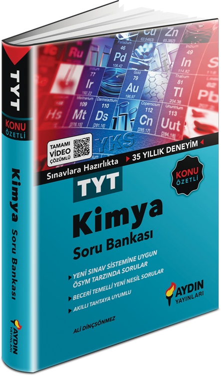 Aydın YKS TYT Kimya Konu Özetli Soru Bankası Aydın Yayınları