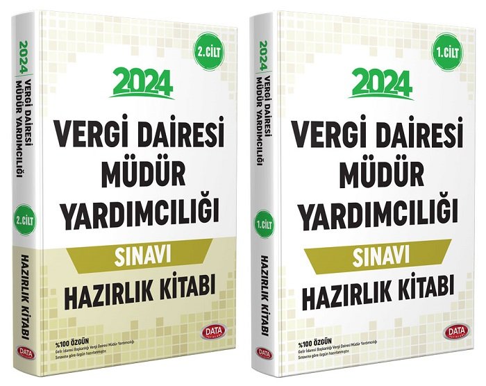 Data 2024 Maliye Bakanlığı Vergi Dairesi Müdür Yardımcılığı Konu Anlatımlı Hazırlık Kitabı Seti Data Yayınları