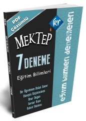 KR Akademi KPSS Eğitim Bilimleri Mektep 7 Deneme PDF Çözümlü KR Akademi Yayınları