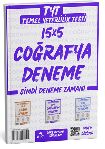 Ders Ortamı YKS TYT Coğrafya 15x5 Deneme Çözümlü Ders Ortamı Yayınları