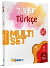 SÜPER FİYAT - Martı Okul 7. Sınıf Türkçe Multi Set Soru Bankası Martı Okul Yayınları