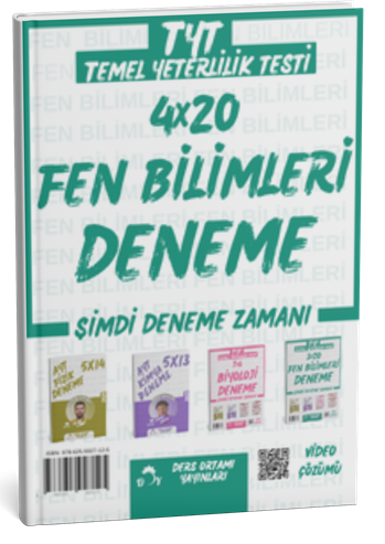 Ders Ortamı YKS TYT Fen Bilimleri 4x20 Deneme Çözümlü Ders Ortamı Yayınları