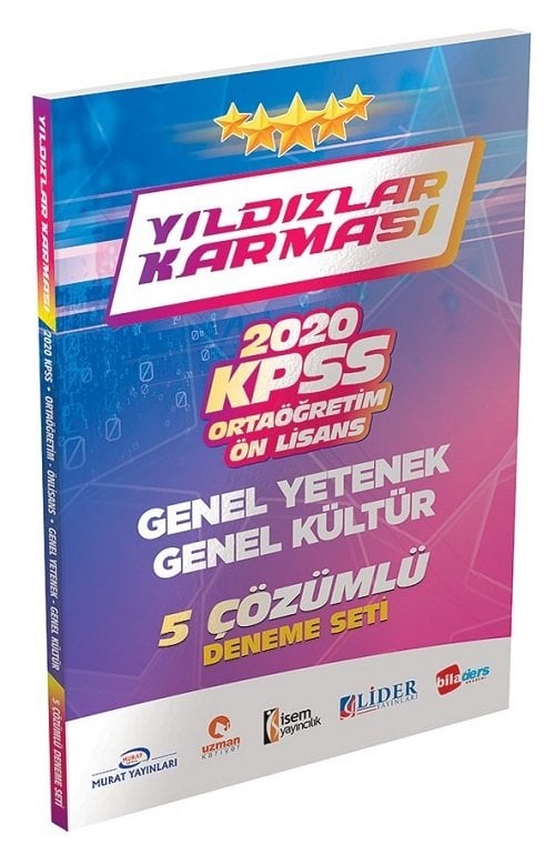 Yıldızlar Karması 2020 KPSS Lise Ön Lisans 5 Deneme Çözümlü Yıldızlar Karması