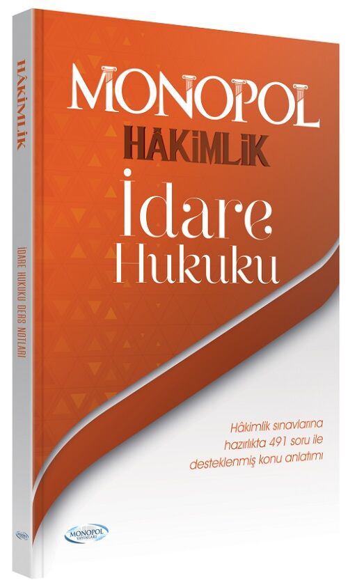 Monopol Adli İdari Hakimlik İdare Hukuku Konu Anlatımı ve Soru Bankası Monopol Yayınları