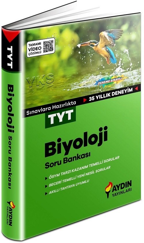 Aydın YKS TYT Biyoloji Soru Bankası Aydın Yayınları