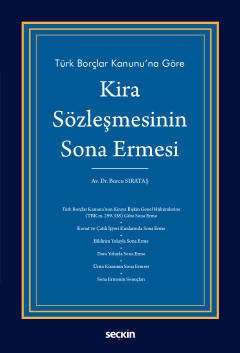 Seçkin Kira Sözleşmesinin Sona Ermesi - Burcu Sırataş Seçkin Yayınları