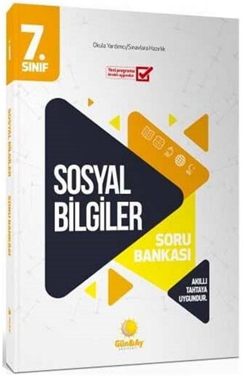 SÜPER FİYAT - Günay 7. Sınıf Sosyal Bilgiler Soru Bankası Günay Yayınları