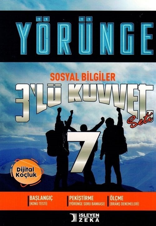 İşleyen Zeka 7. Sınıf Sosyal Bilgiler 3 lü Kuvvet Seti Yörünge Serisi İşleyen Zeka Yayınları