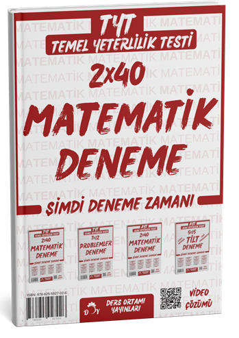 Ders Ortamı YKS TYT Matematik 2x40 Deneme Çözümlü Ders Ortamı Yayınları