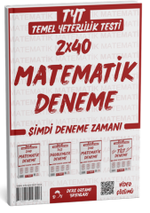 Ders Ortamı YKS TYT Matematik 2x40 Deneme Çözümlü Ders Ortamı Yayınları