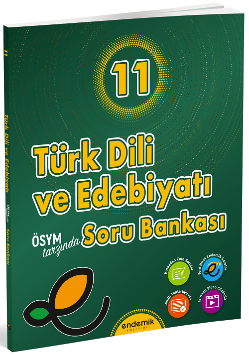 Endemik 11. Sınıf Türk Dili ve Edebiyatı Soru Bankası Endemik Yayınları