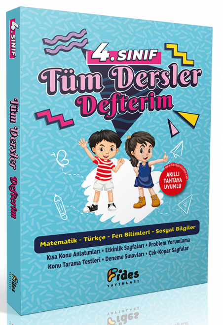 Fides 4. Sınıf Tüm Dersler Defterim Fides Yayınları