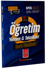 SÜPER FİYAT - Uzman Kariyer 2023 KPSS Eğitim Bilimleri Öğretim Yöntem ve Teknikleri Soru Bankası PDF Çözümlü Uzman Kariyer Yayınları