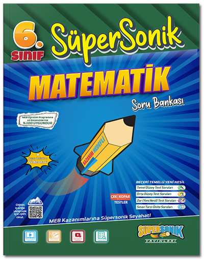 Süpersonik 6. Sınıf Matematik Süpersonik Soru Bankası Süpersonik Yayınları