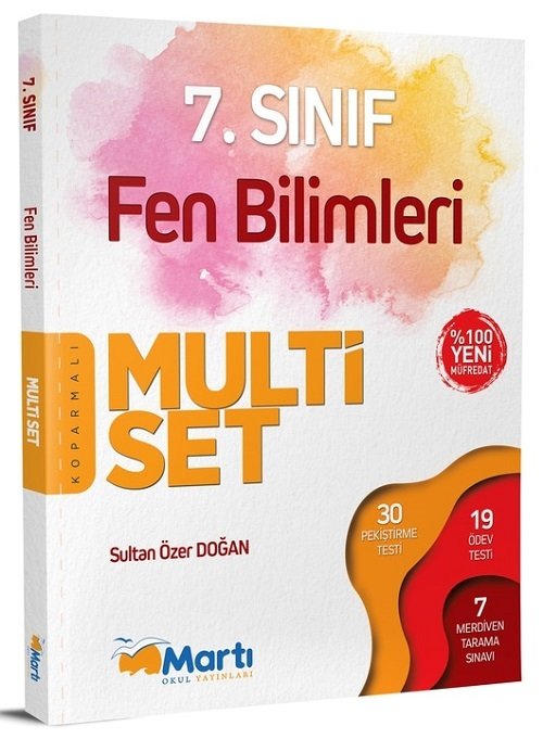 SÜPER FİYAT - Martı Okul 7. Sınıf Fen Bilimleri Multi Set Soru Bankası Martı Okul Yayınları