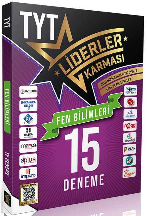 Liderler Karması YKS TYT Fen Bilimleri 15 Deneme Video Çözümlü Liderler Karması