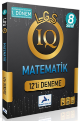 Paraf 8. Sınıf LGS Matematik 1. Dönem IQ 12 li Deneme Paraf Yayınları