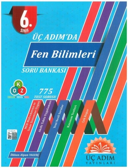 Üç Adım 6. Sınıf Üç Adımda Fen Bilimleri Soru Bankası Üç Adım Yayınları