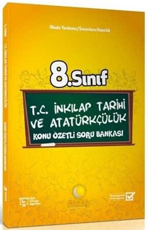 SÜPER FİYAT - Günay 8. Sınıf TC İnkılap Tarihi ve Atatürkçülük Konu Özetli Soru Bankası Günay Yayınları