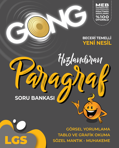 Gong 8. Sınıf LGS Paragraf Hızlandıran Soru Bankası Gong Yayınları