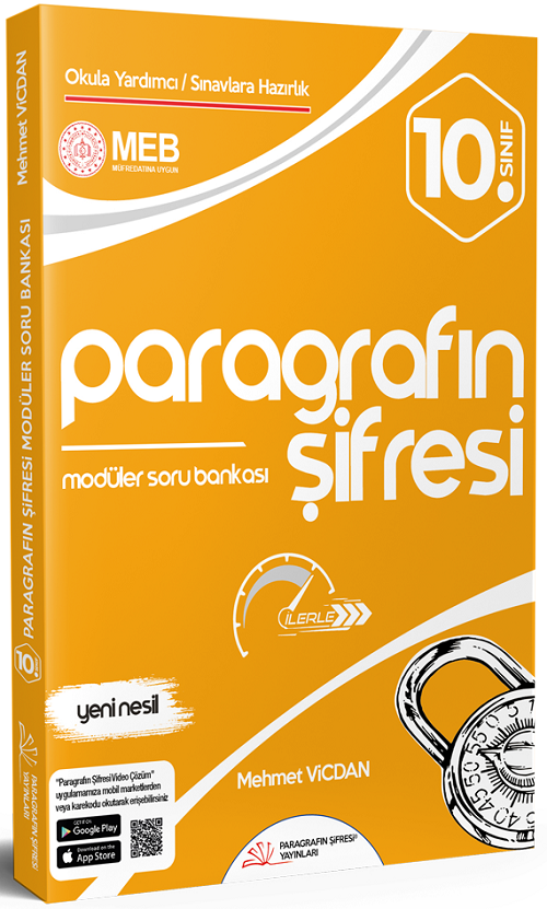 Paragrafın Şifresi 10. Sınıf Paragraf Modüler Soru Bankası - Mehmet Vicdan Paragrafın Şifresi Yayınları