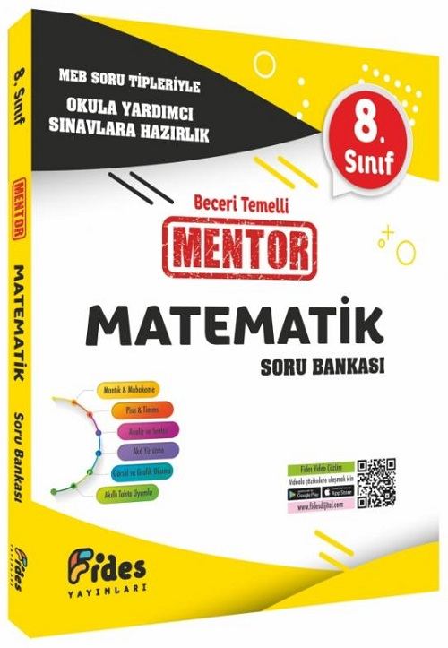 Fides 8. Sınıf Matematik Mentor Soru Bankası Fides Yayınları