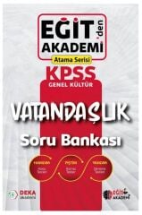 Eğit Akademi KPSS Vatandaşlık Atama Serisi Soru Bankası Eğit Akademi