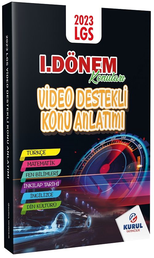 Kurul 2023 8. Sınıf LGS Tüm Dersler 1. Dönem Video Destekli Konu Anlatımı Kurul Yayıncılık