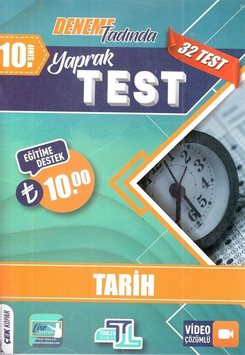 Tümler 10. Sınıf Tarih Yaprak Test Tümler Yayınları