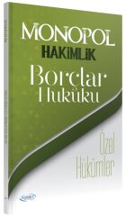 Monopol Adli İdari Hakimlik Borçlar Hukuku Özel Hükümler Konu Anlatımı ve Soru Bankası Monopol Yayınları