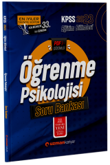SÜPER FİYAT - Uzman Kariyer 2023 KPSS Eğitim Bilimleri Öğrenme Psikolojisi Soru Bankası PDF Çözümlü Uzman Kariyer Yayınları
