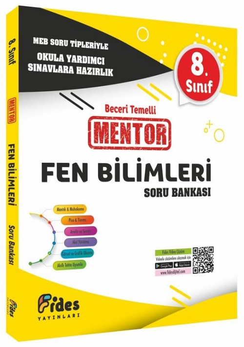 Fides 8. Sınıf Fen Bilimleri Mentor Soru Bankası Fides Yayınları