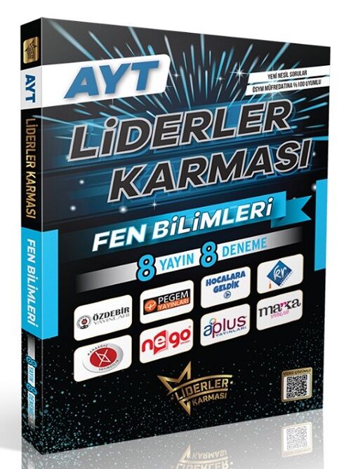 Liderler Karması YKS AYT Fen Bilimleri 8 Yayın 8 Deneme Çözümlü Liderler Karması