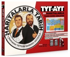 Benim Hocam YKS TYT AYT Haritalarla Tarih 3D Konu Anlatımı - Ramazan Yetgin, Sadettin Akyayla Benim Hocam Yayınları